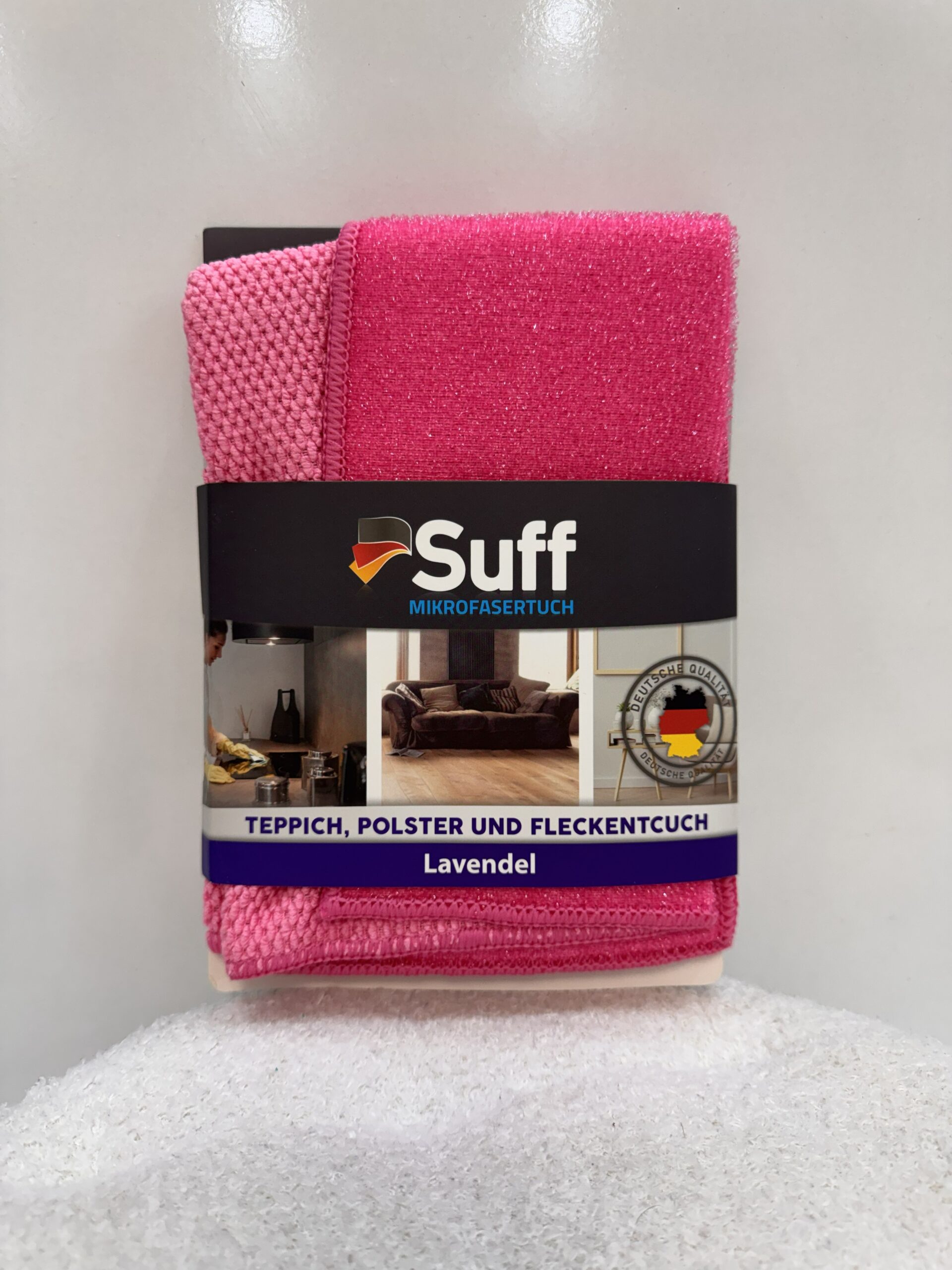 Suff Microvezel Reinigingsdoek voor Hardnekkig Vuil 40x40 cm Roze